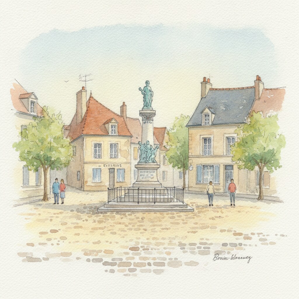 Voisins-le-Bretonneux — aquarelle — France