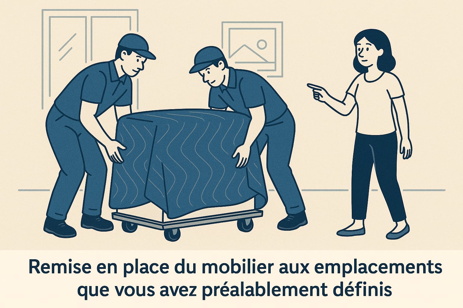 Remise en place mobilier